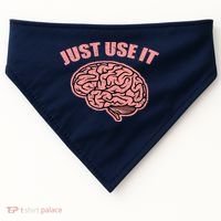 Just Use It Funny Brain USA-Made Doggie Bandana thumb 0