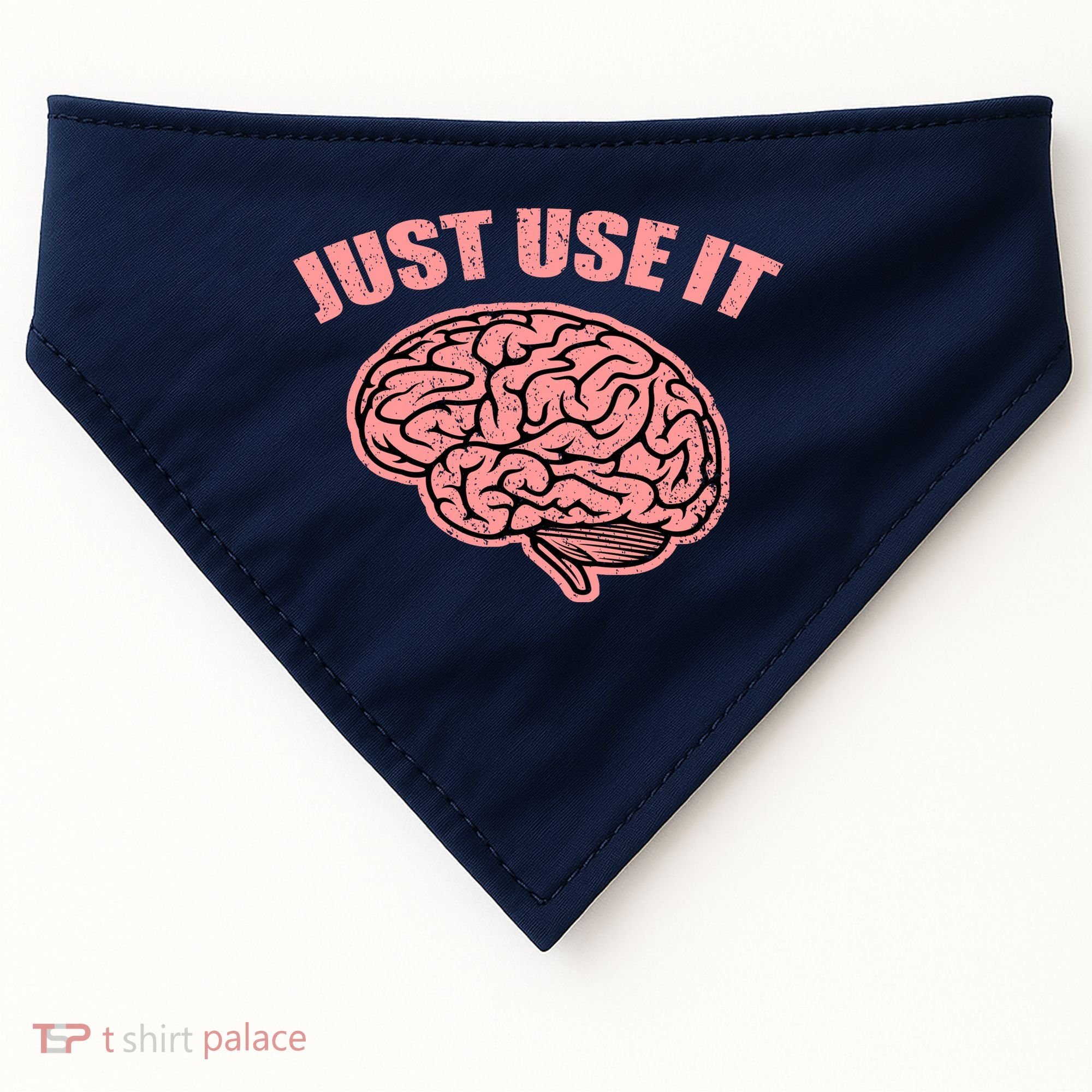 Just Use It Funny Brain USA-Made Doggie Bandana
