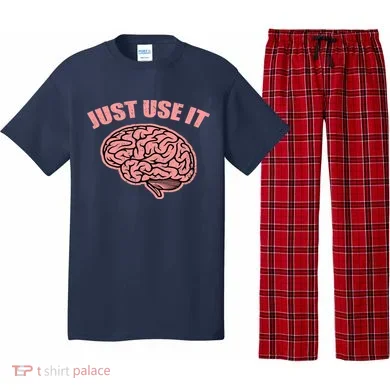 Just Use It Funny Brain Pajama Set