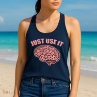 Just Use It Funny Brain Women's Tank Top thumb 2
