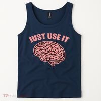 Just Use It Funny Brain Tank Top thumb 2