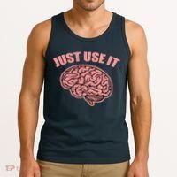 Just Use It Funny Brain Tank Top thumb 3