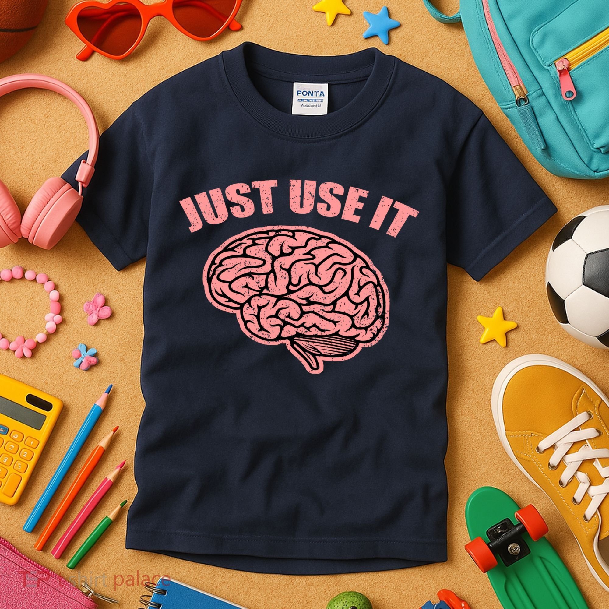 Just Use It Funny Brain Kids T-Shirt