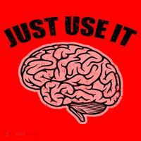 Just Use It Funny Brain Santa Hat thumb 1