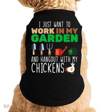Just Want To Work In My Garden Doggie Tank