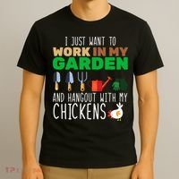 Just Want To Work In My Garden T-Shirt thumb 3