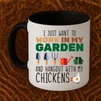 Just Want To Work In My Garden Coffee Mug thumb 2