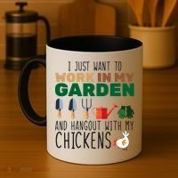 Just Want To Work In My Garden Coffee Mug thumb 4