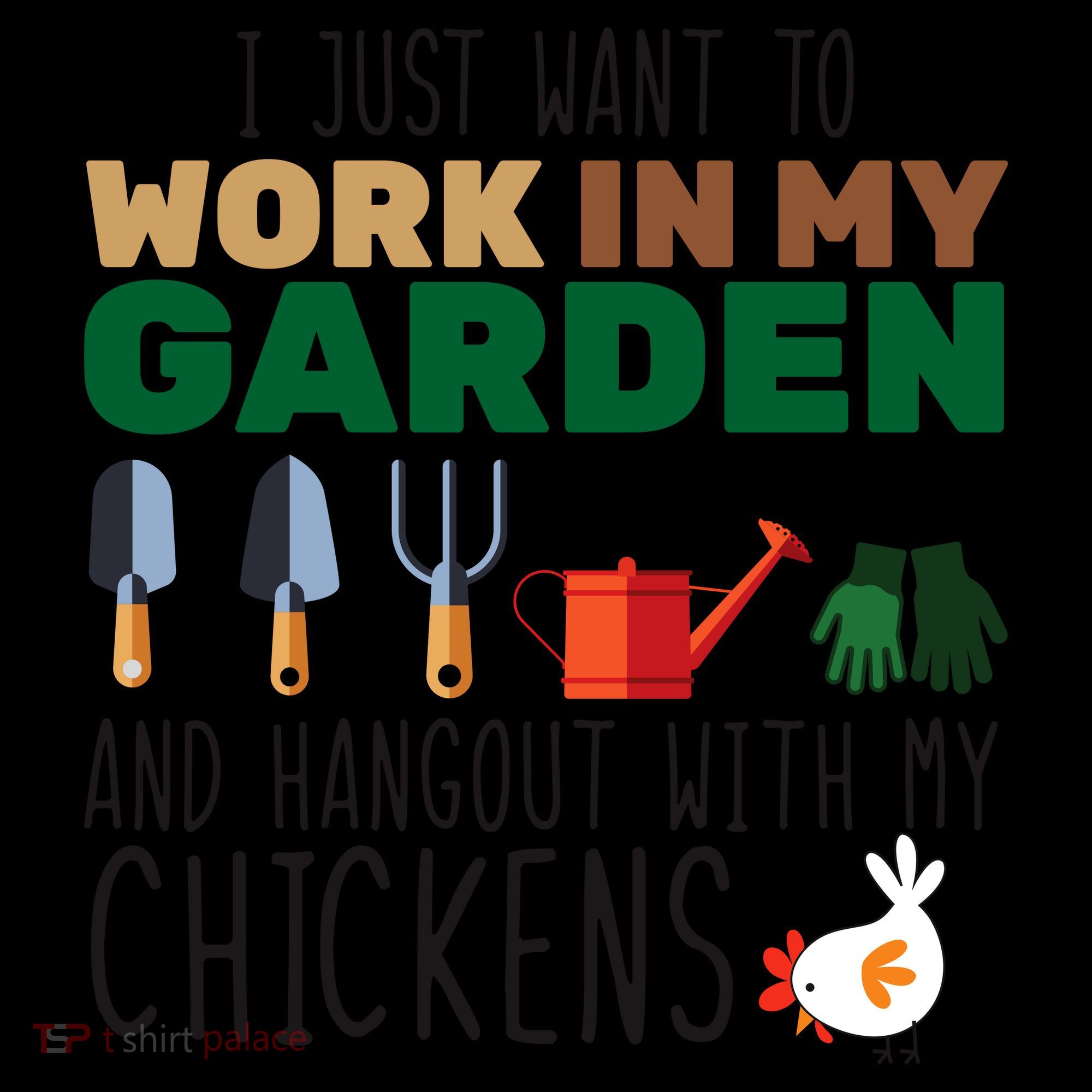 Just Want To Work In My Garden Coffee Mug