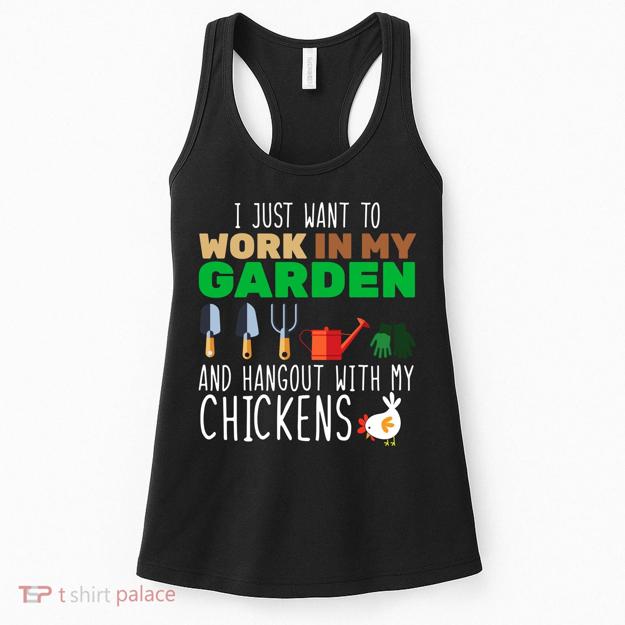 Just Want To Work In My Garden Women's Tank Top