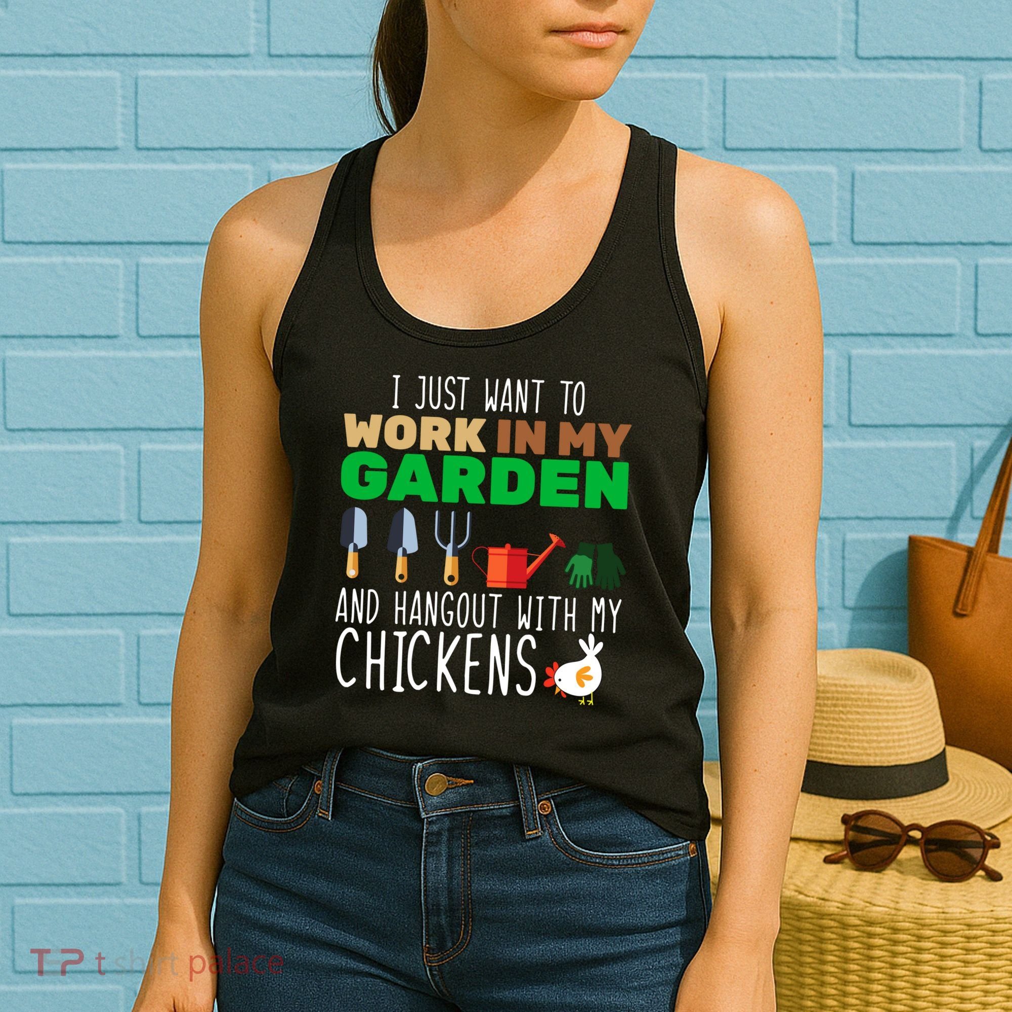 Just Want To Work In My Garden Women's Tank Top