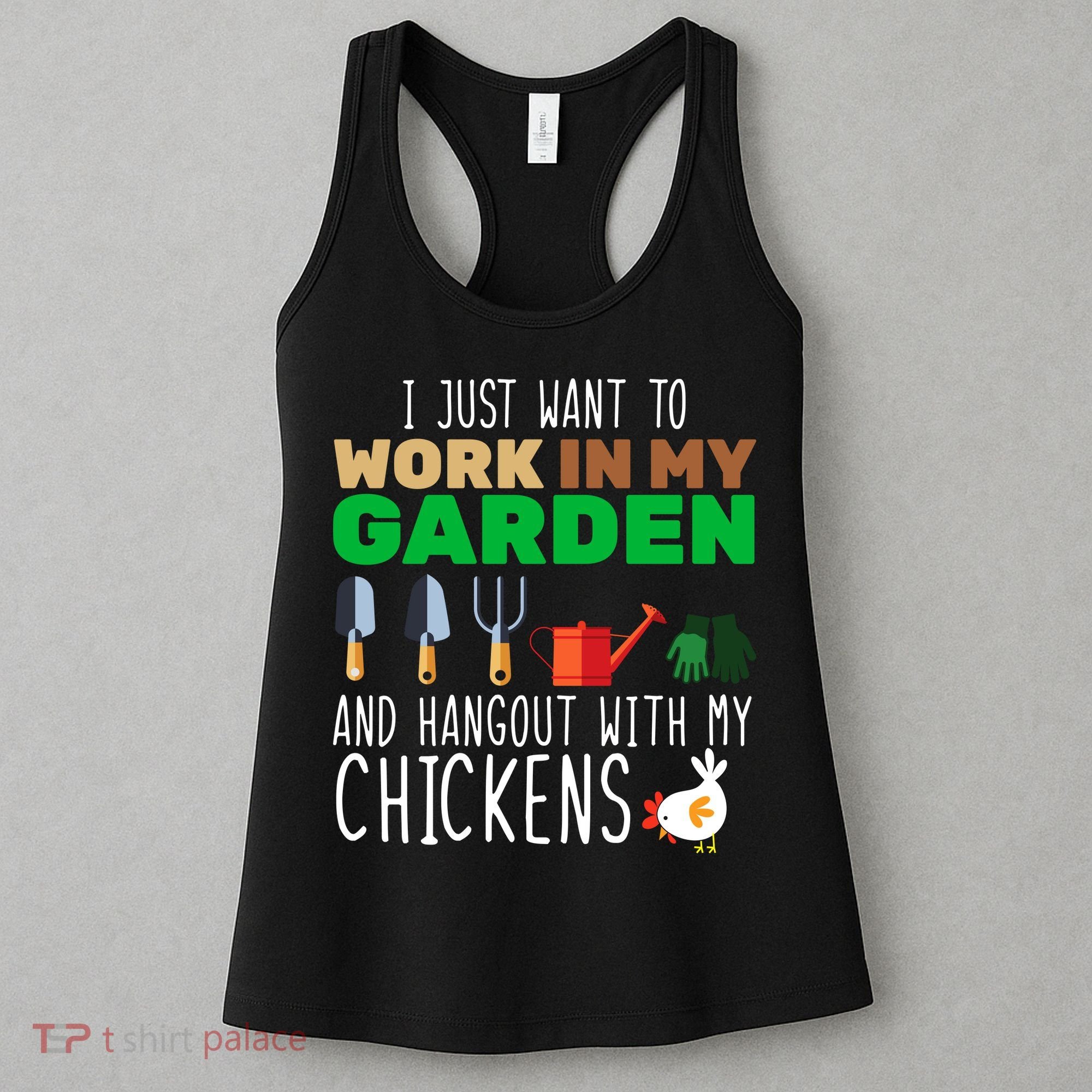 Just Want To Work In My Garden Women's Tank Top