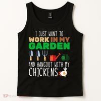 Just Want To Work In My Garden Tank Top thumb 2
