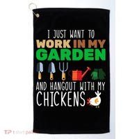Just Want To Work In My Garden Golf Towel thumb 0