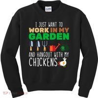Just Want To Work In My Garden Kids Sweatshirt thumb 0