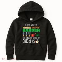 Just Want To Work In My Garden Kids Hoodie thumb 0