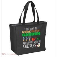 Just Want To Work In My Garden Tote Bag thumb 2