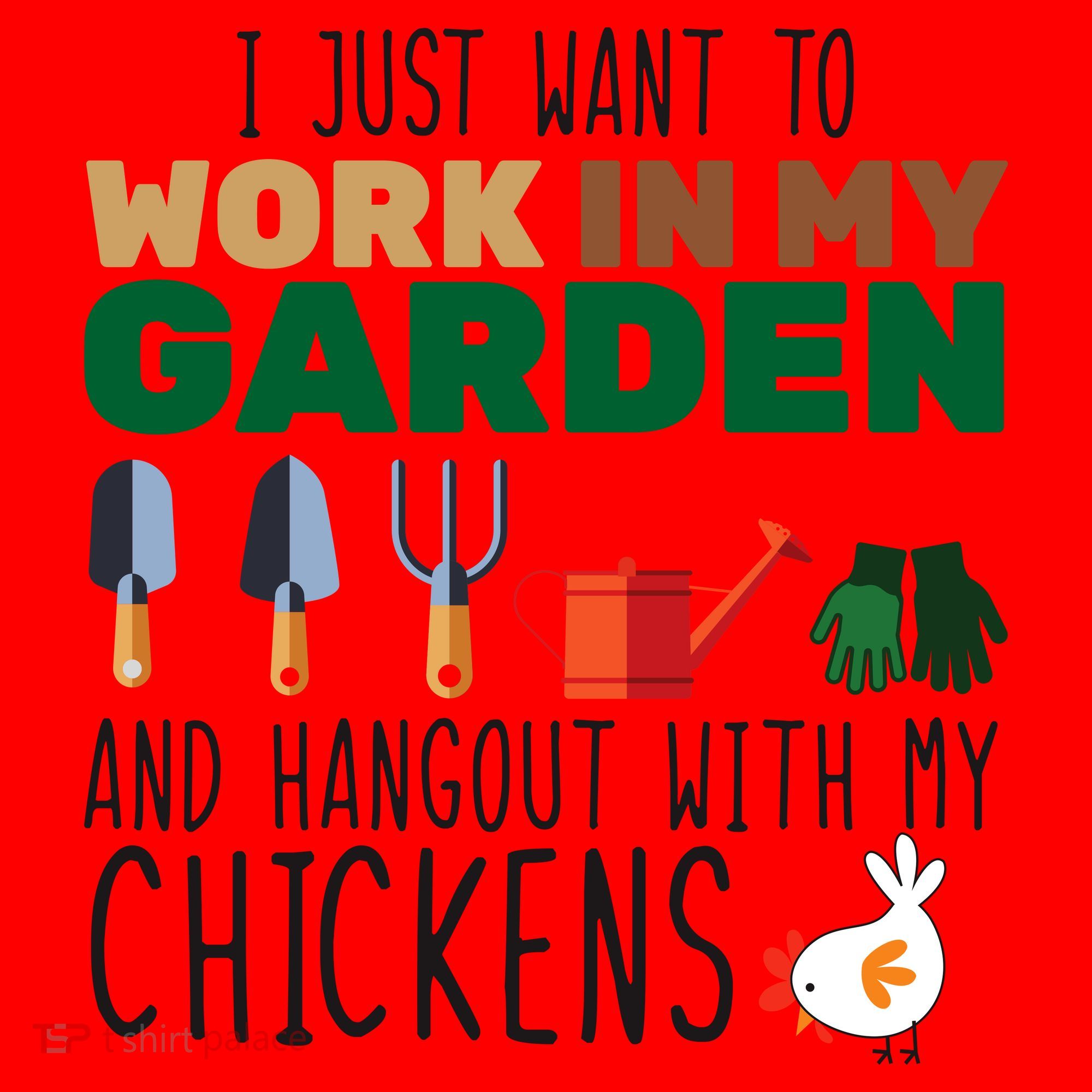 Just Want To Work In My Garden Santa Hat