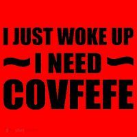 Just Woke Up I Need Covfefe Santa Hat thumb 1