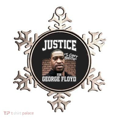Justice For George Floyd BLM Ornament