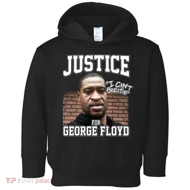 Justice For George Floyd BLM Toddler Hoodie