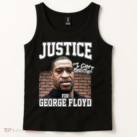 Justice For George Floyd BLM Tank Top thumb 2