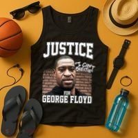 Justice For George Floyd BLM Tank Top thumb 4