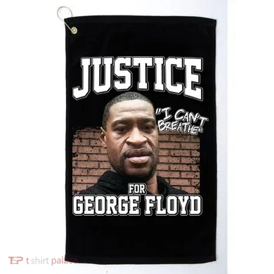 Justice For George Floyd BLM Golf Towel