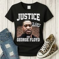 Justice For George Floyd BLM Women's T-Shirt thumb 3