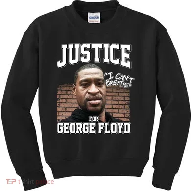 Justice For George Floyd BLM Kids Sweatshirt