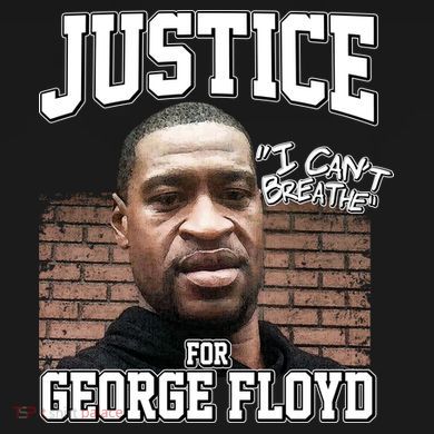 Justice For George Floyd BLM Kids Long Sleeve Shirt