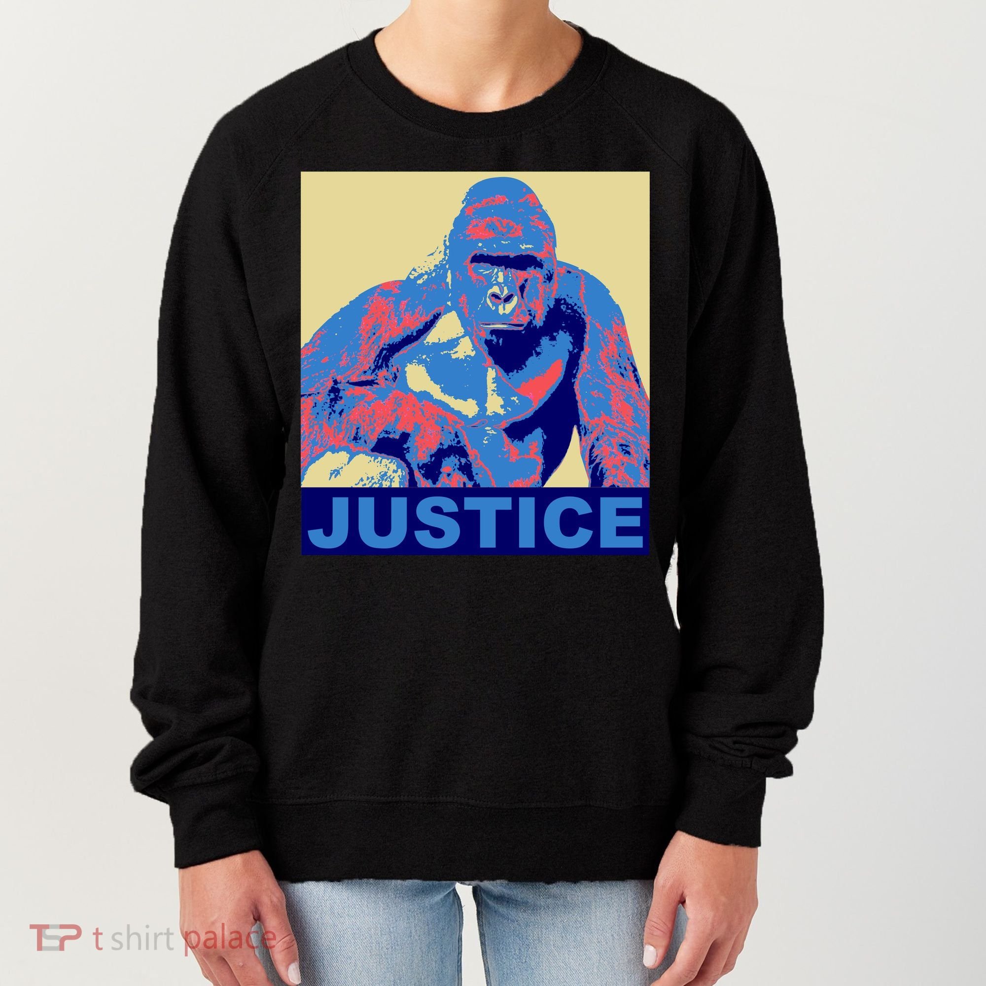 Justice For Harambe RIP Poster Women's Sweatshirt