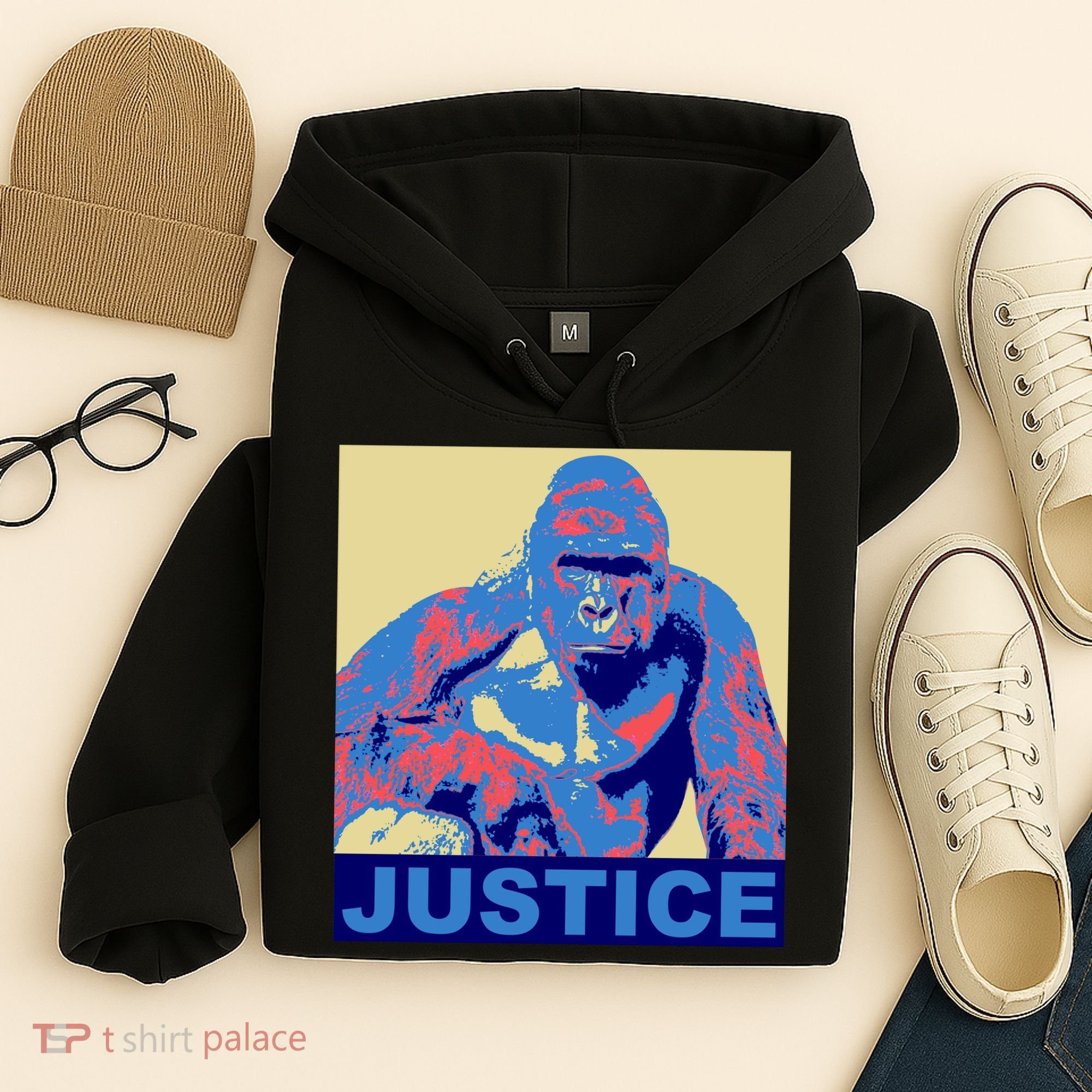Justice For Harambe RIP Poster Hoodie