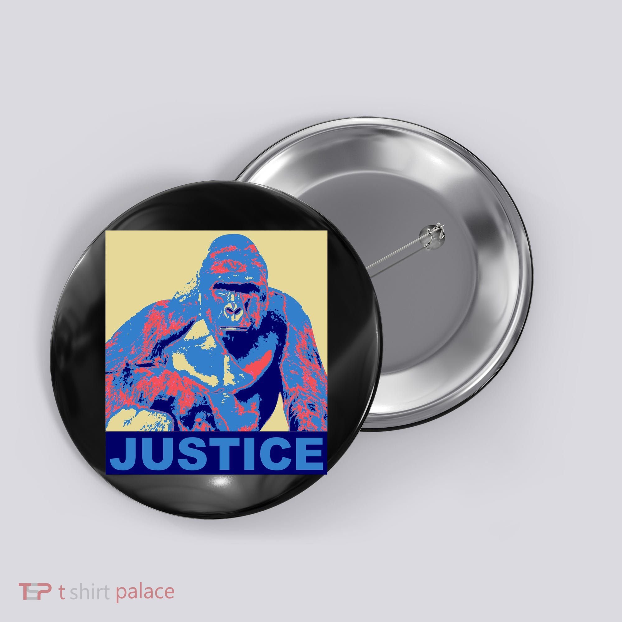 Justice For Harambe RIP Poster Button