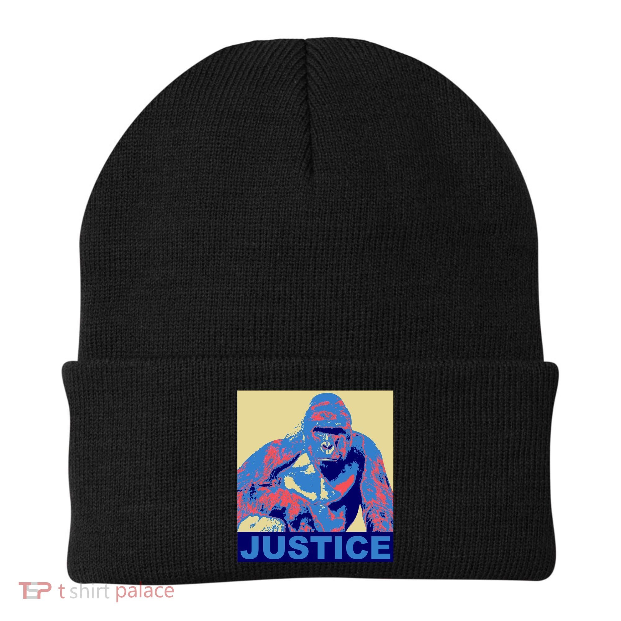 Justice For Harambe RIP Poster Beanie