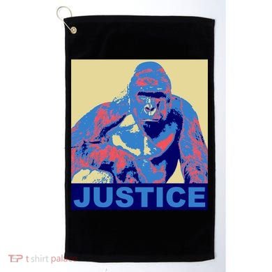 Justice For Harambe RIP Poster Golf Towel