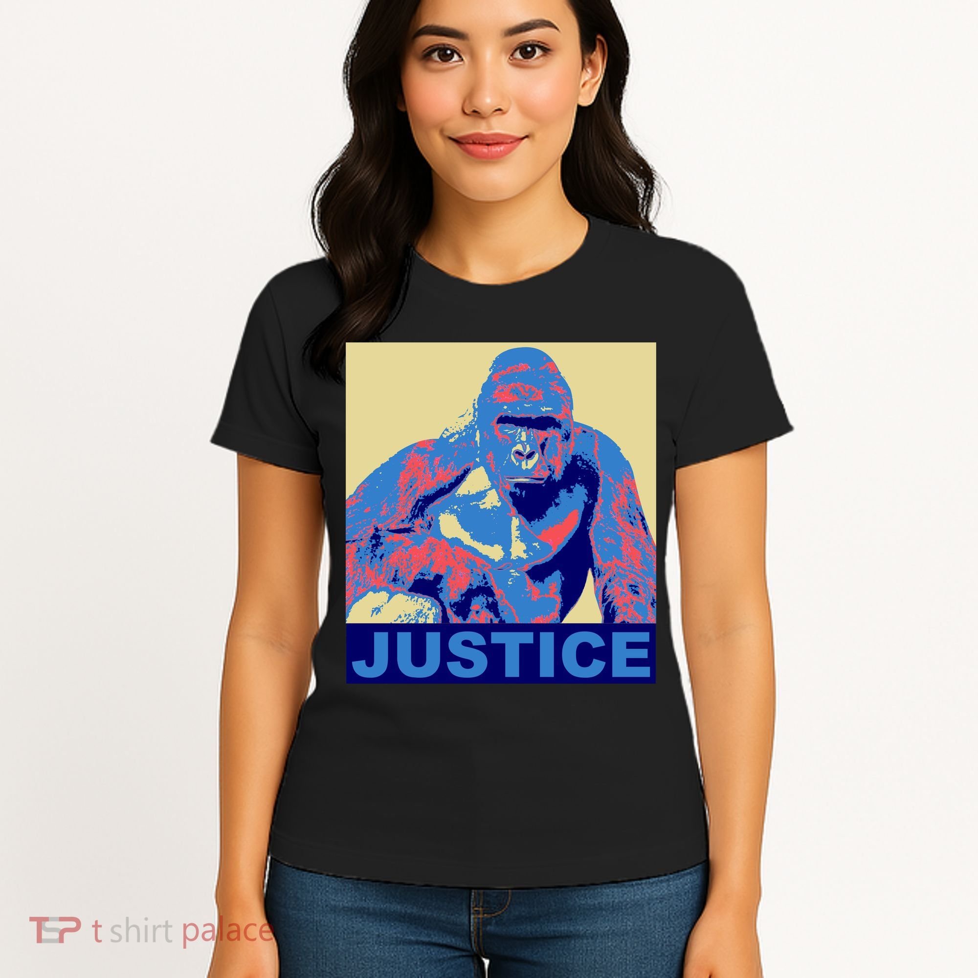 Justice For Harambe RIP Poster Women's T-Shirt