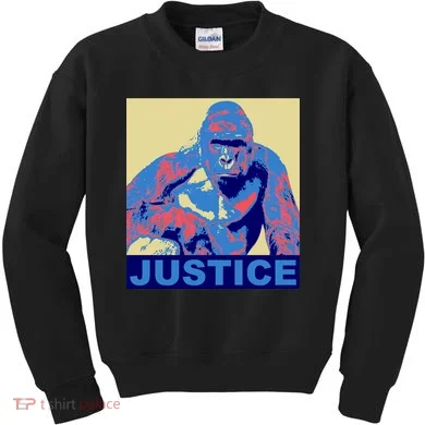 Justice For Harambe RIP Poster Kids Sweatshirt