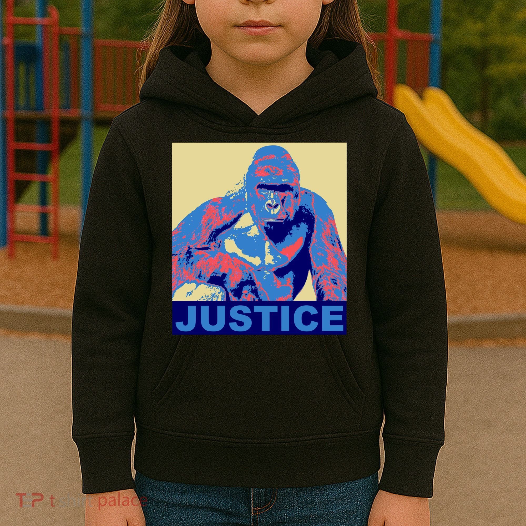 Justice For Harambe RIP Poster Kids Hoodie