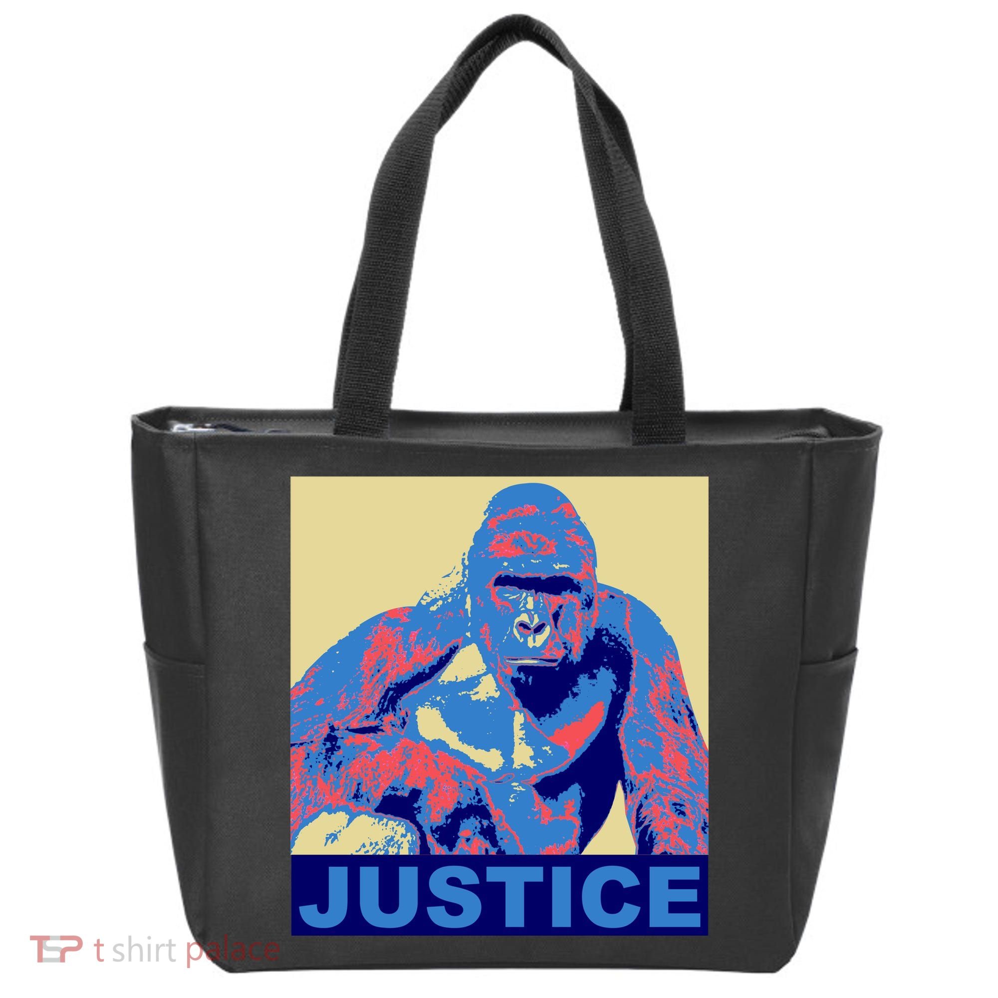 Justice For Harambe RIP Poster Tote Bag