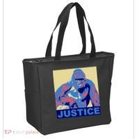 Justice For Harambe RIP Poster Tote Bag thumb 2
