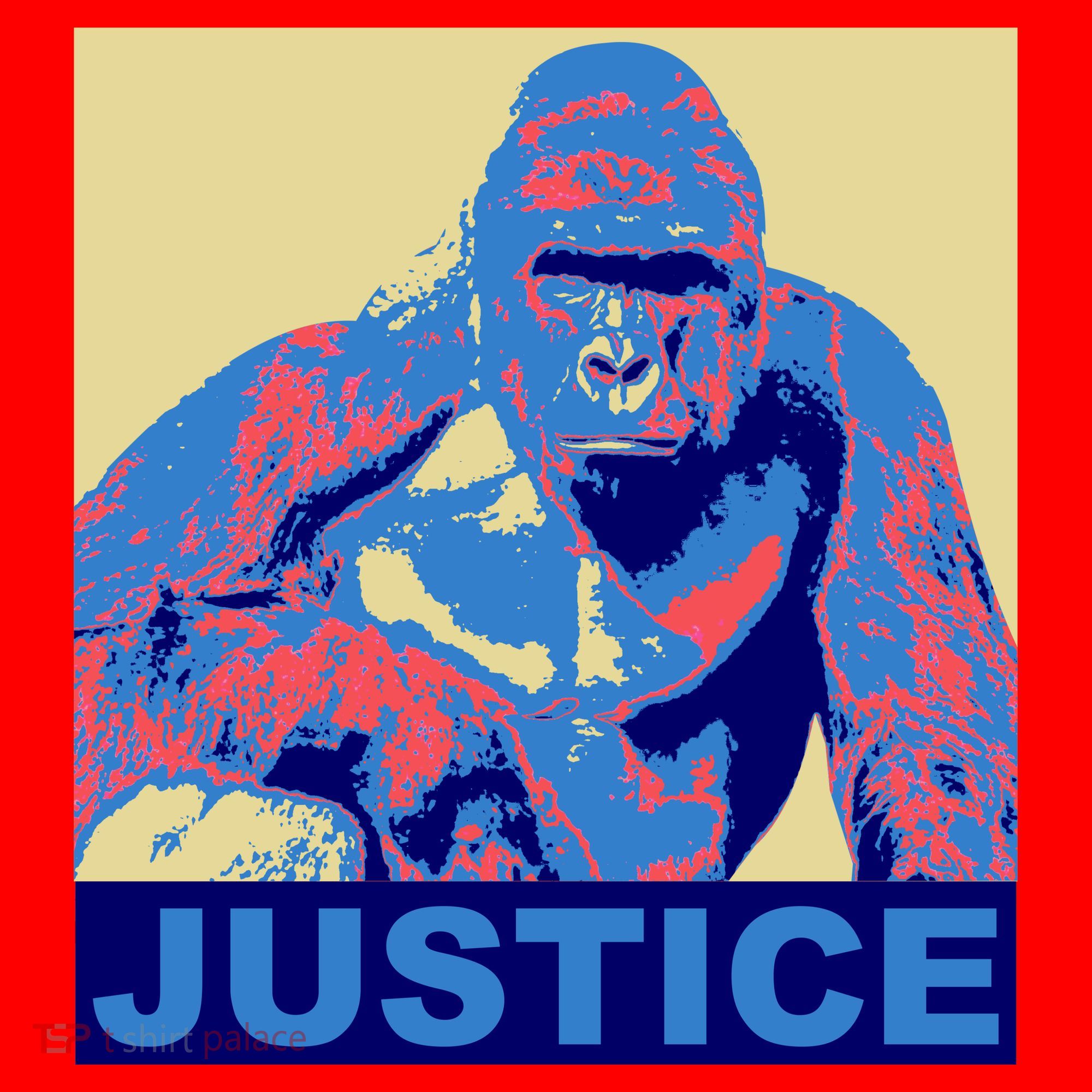 Justice For Harambe RIP Poster Santa Hat