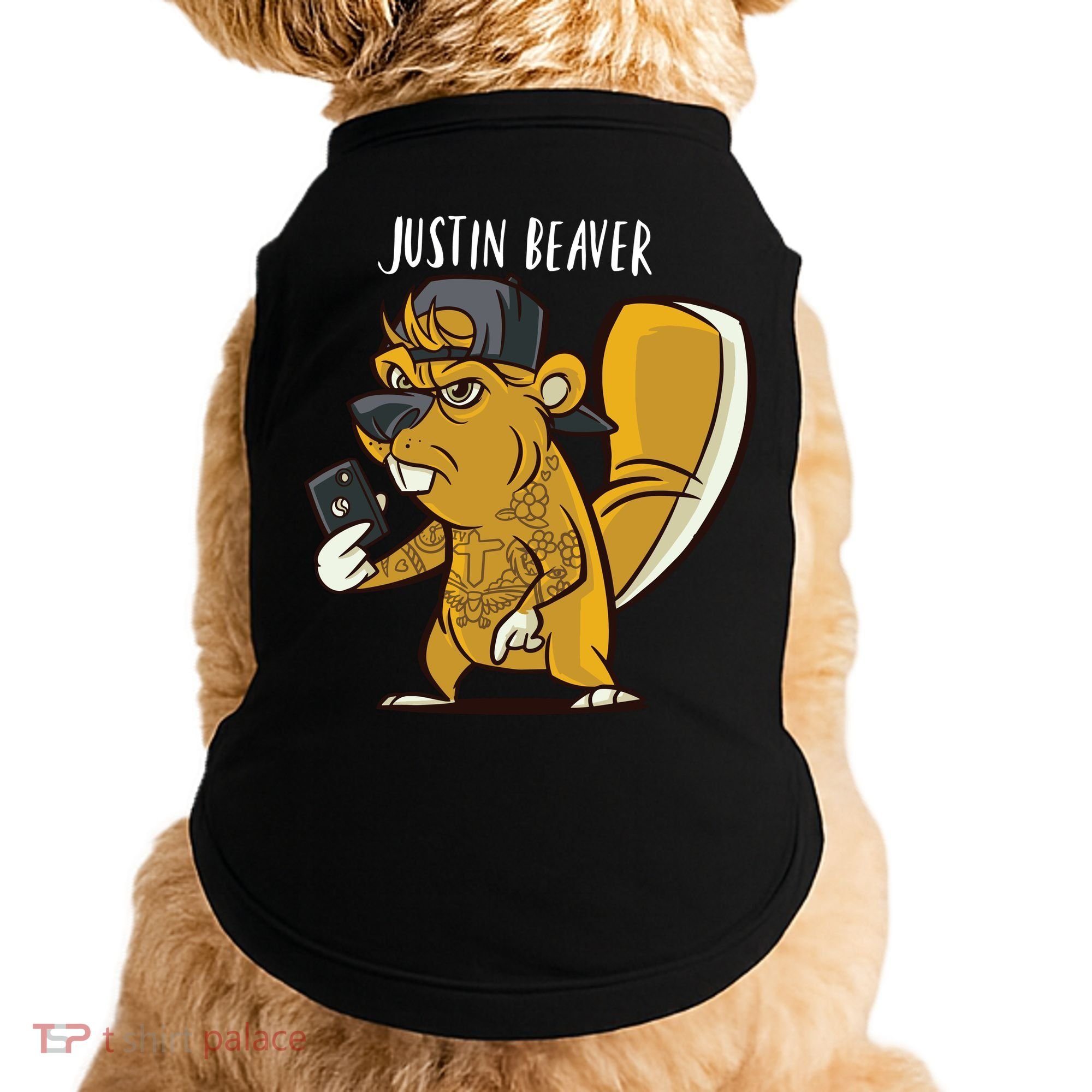 Justin Beaver Doggie Tank