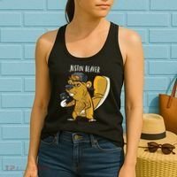 Justin Beaver Women's Tank Top thumb 2