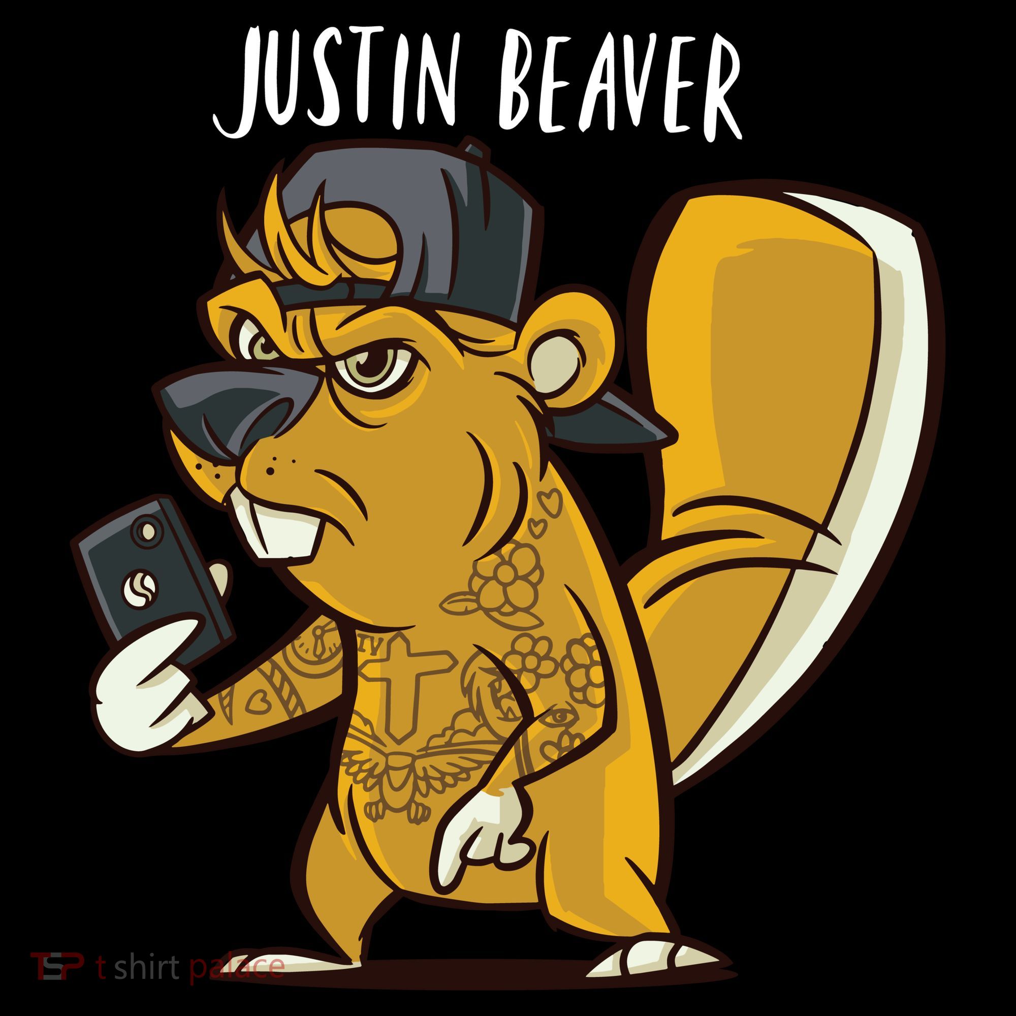 Justin Beaver Baby Bodysuit