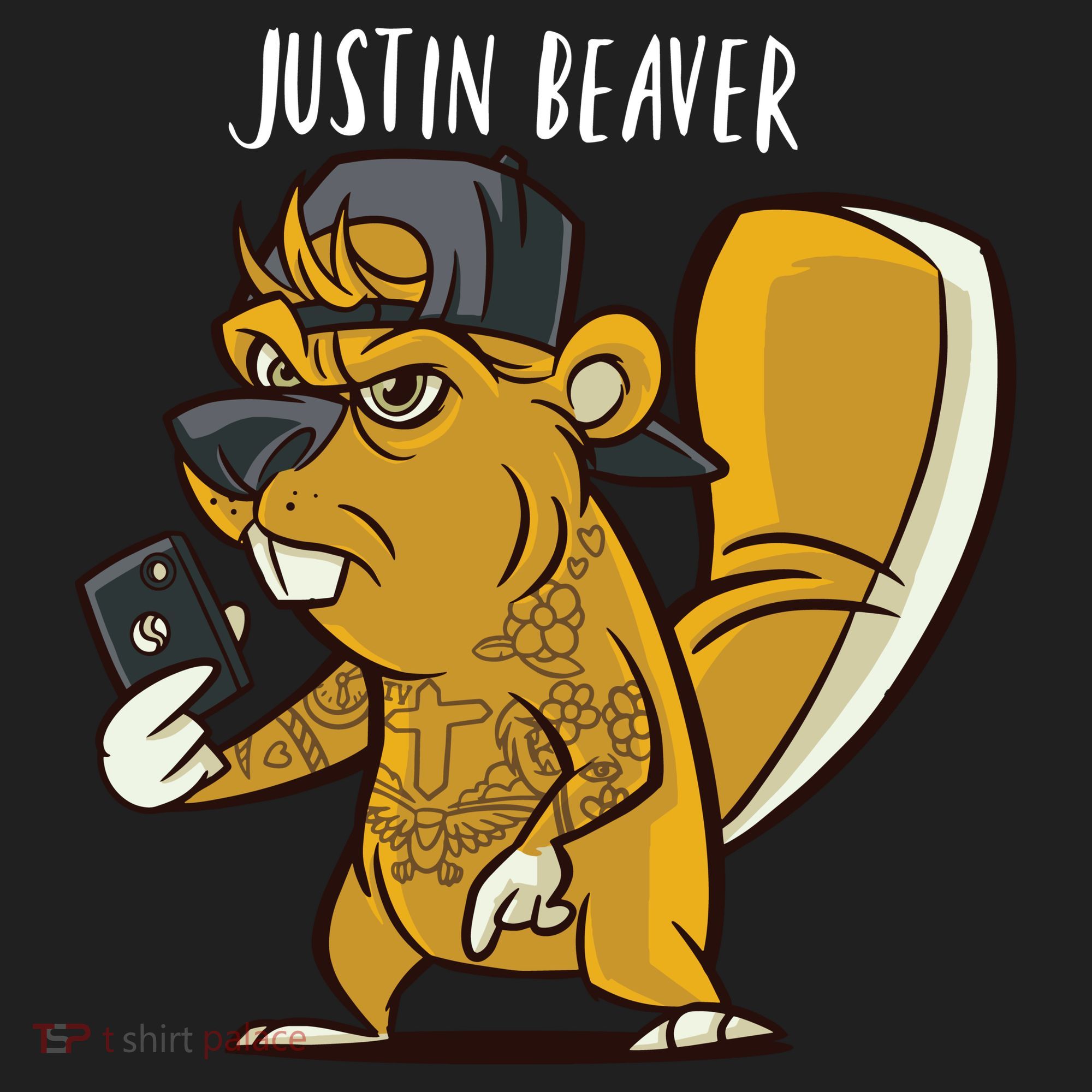 Justin Beaver Golf Towel