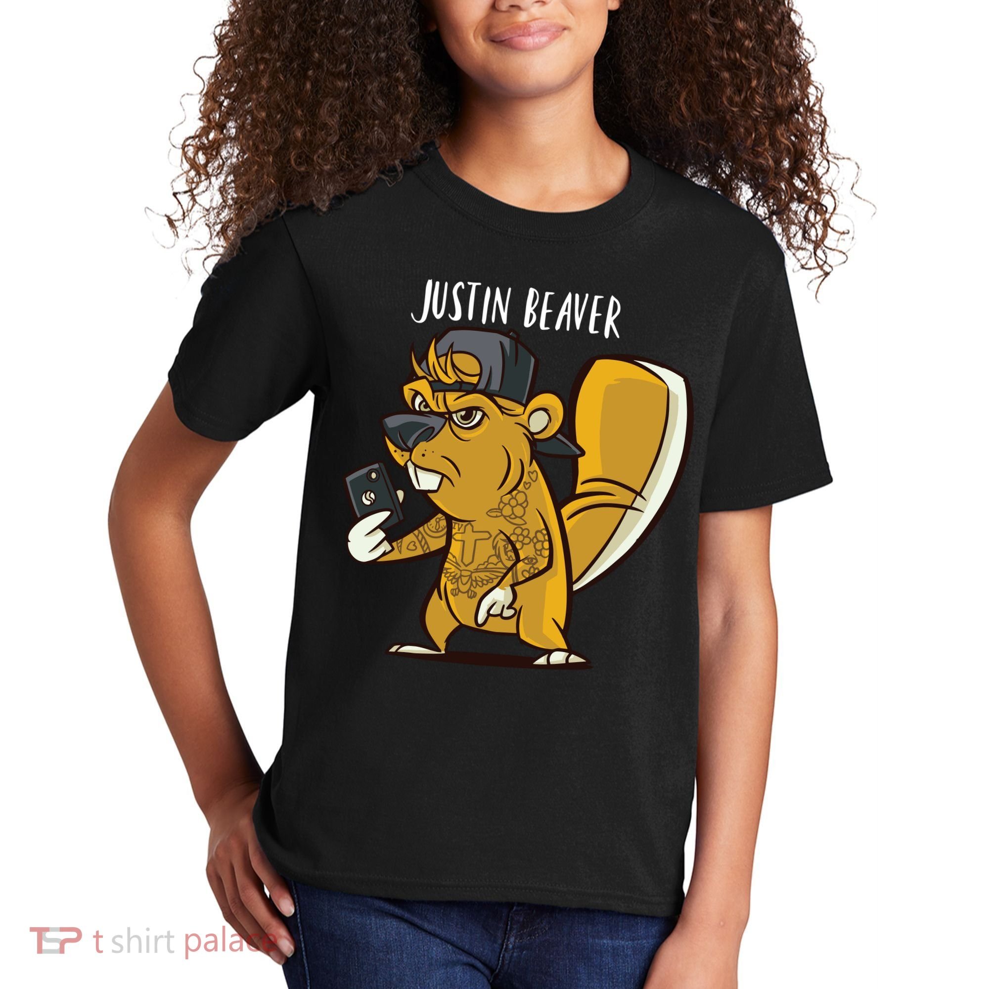 Justin Beaver Kids T-Shirt