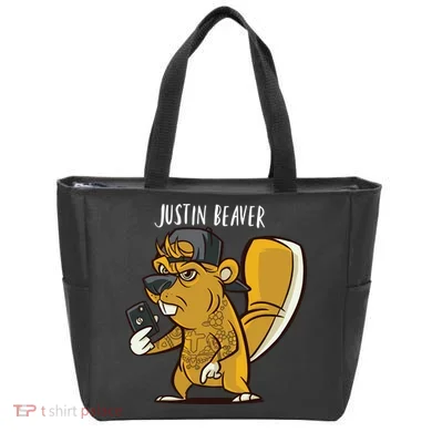 Justin Beaver Tote Bag