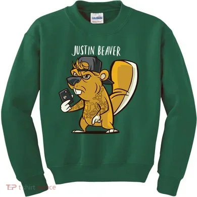 Justin Beaver Kids Sweatshirt