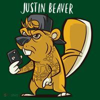 Justin Beaver Kids Hoodie thumb 2
